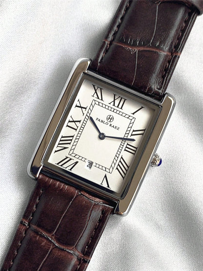 Pablo Raez – Quadratische Classic-Uhr