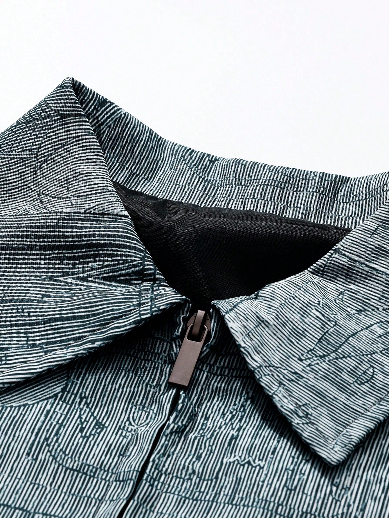 Facuri Herrenjacke mit Vintage-Print