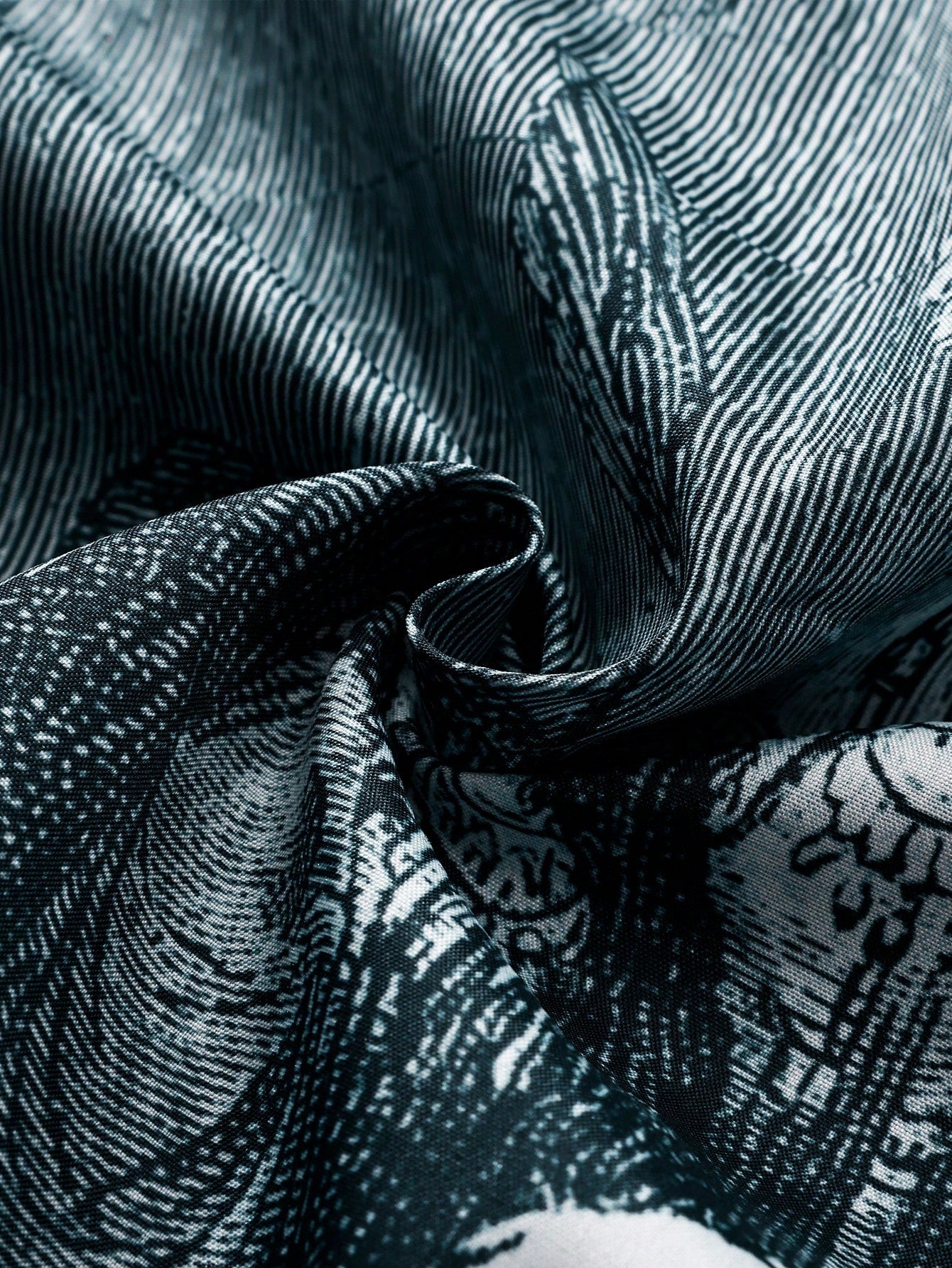 Facuri Herrenjacke mit Vintage-Print