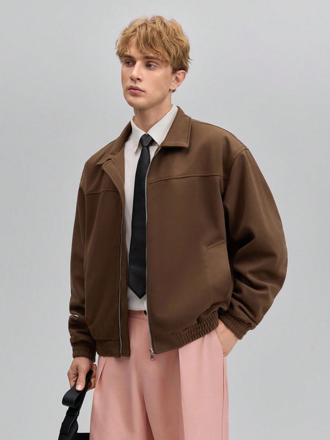 Facuri Herrenjacke aus Wolle mit Reverskragen