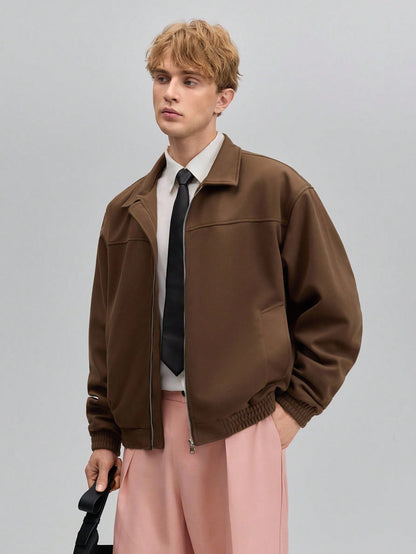 Facuri Herrenjacke aus Wolle mit Reverskragen