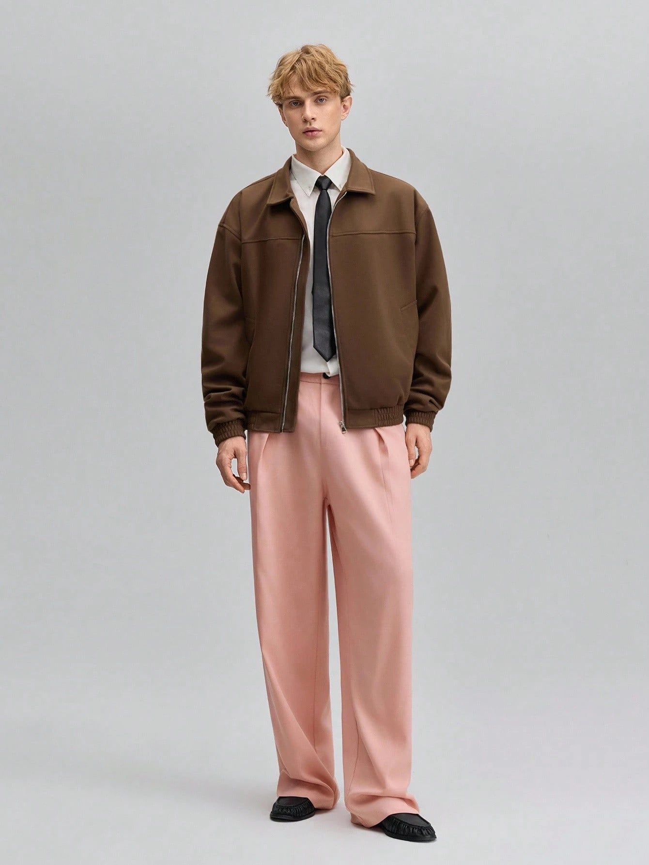 Facuri Herrenjacke aus Wolle mit Reverskragen