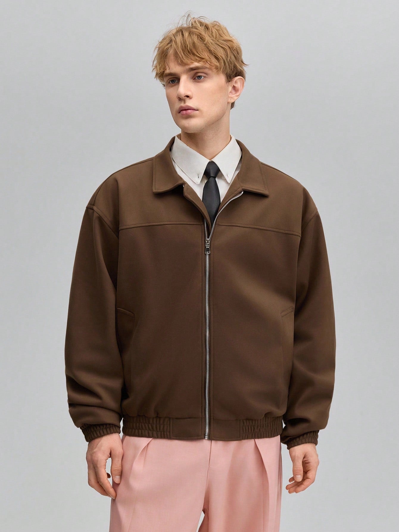 Facuri Herrenjacke aus Wolle mit Reverskragen