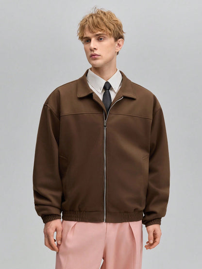 Facuri Herrenjacke aus Wolle mit Reverskragen