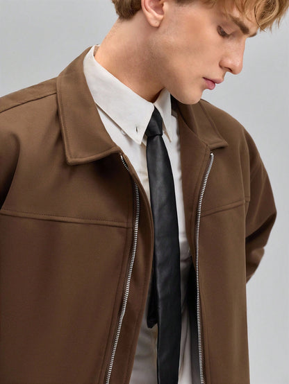 Facuri Herrenjacke aus Wolle mit Reverskragen