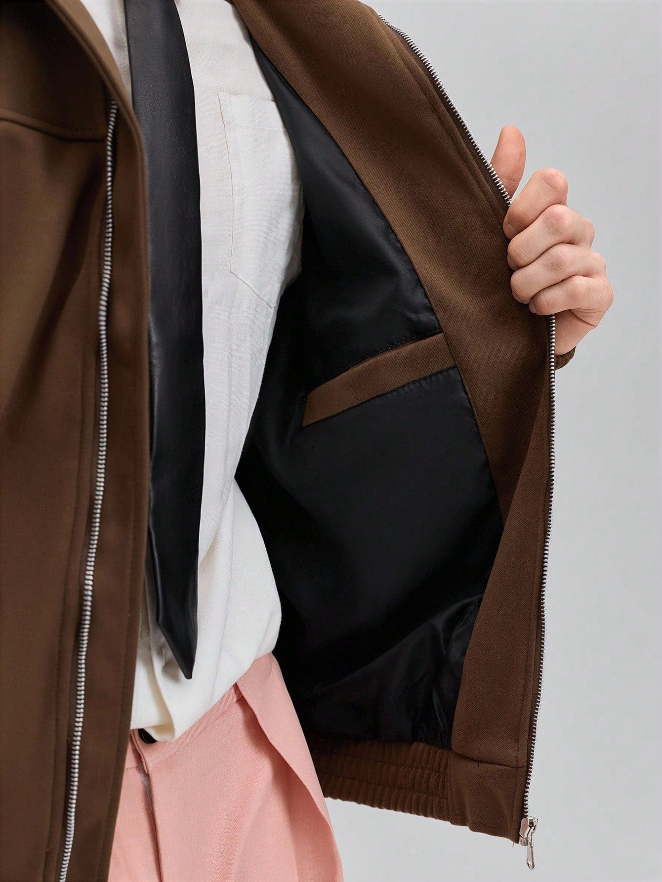 Facuri Herrenjacke aus Wolle mit Reverskragen