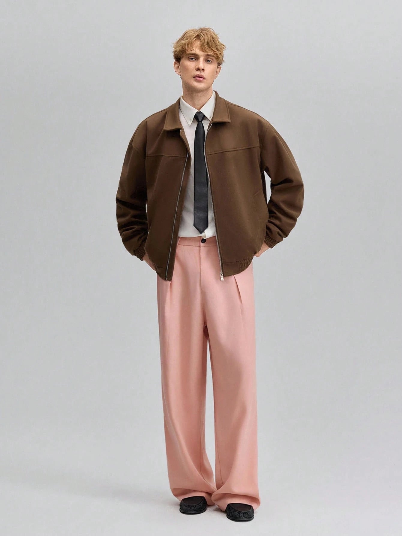 Facuri Herrenjacke aus Wolle mit Reverskragen