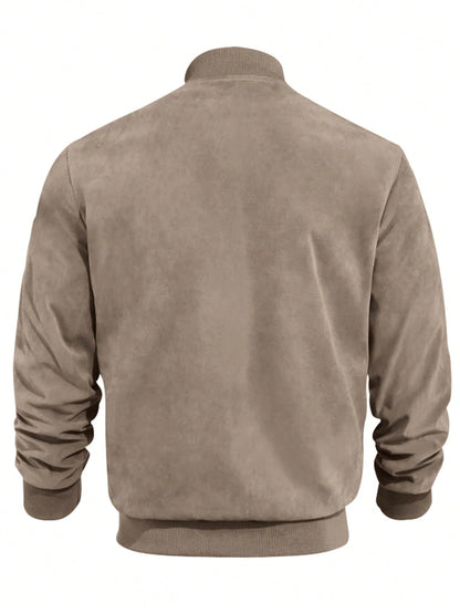 Facuri Herrenjacke aus Wildleder und Fleece