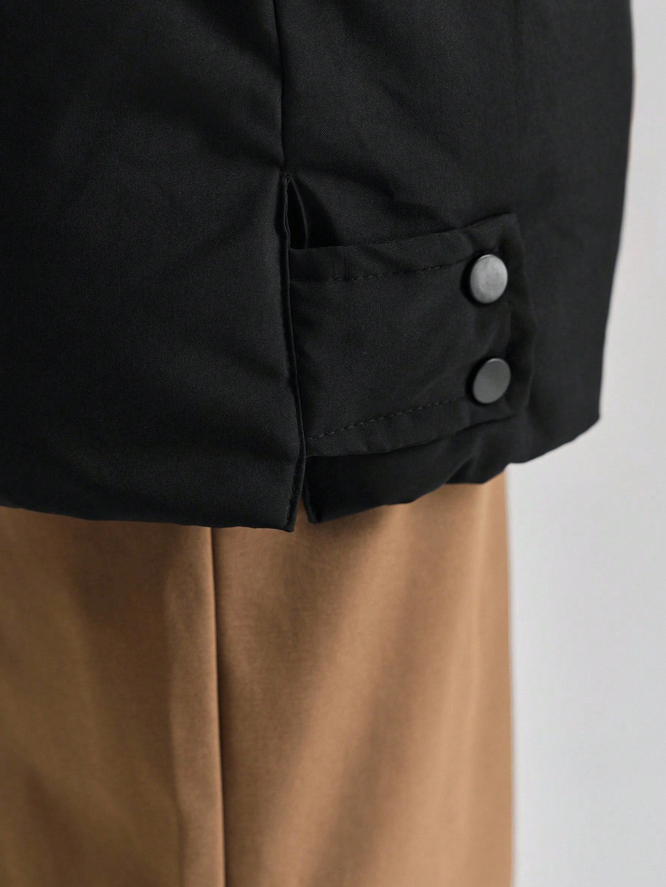 Facuri Herren Steppmantel mit Kapuze