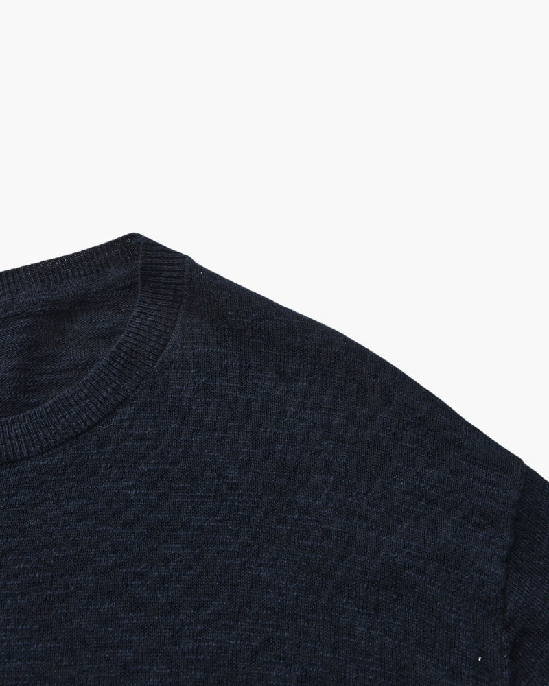 Linen Cotton Essential Crewneck