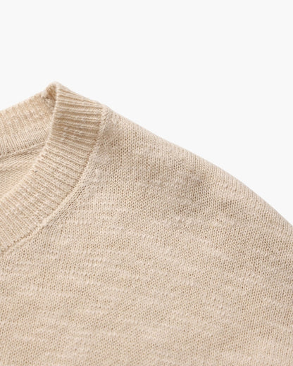 Linen Cotton Essential Crewneck