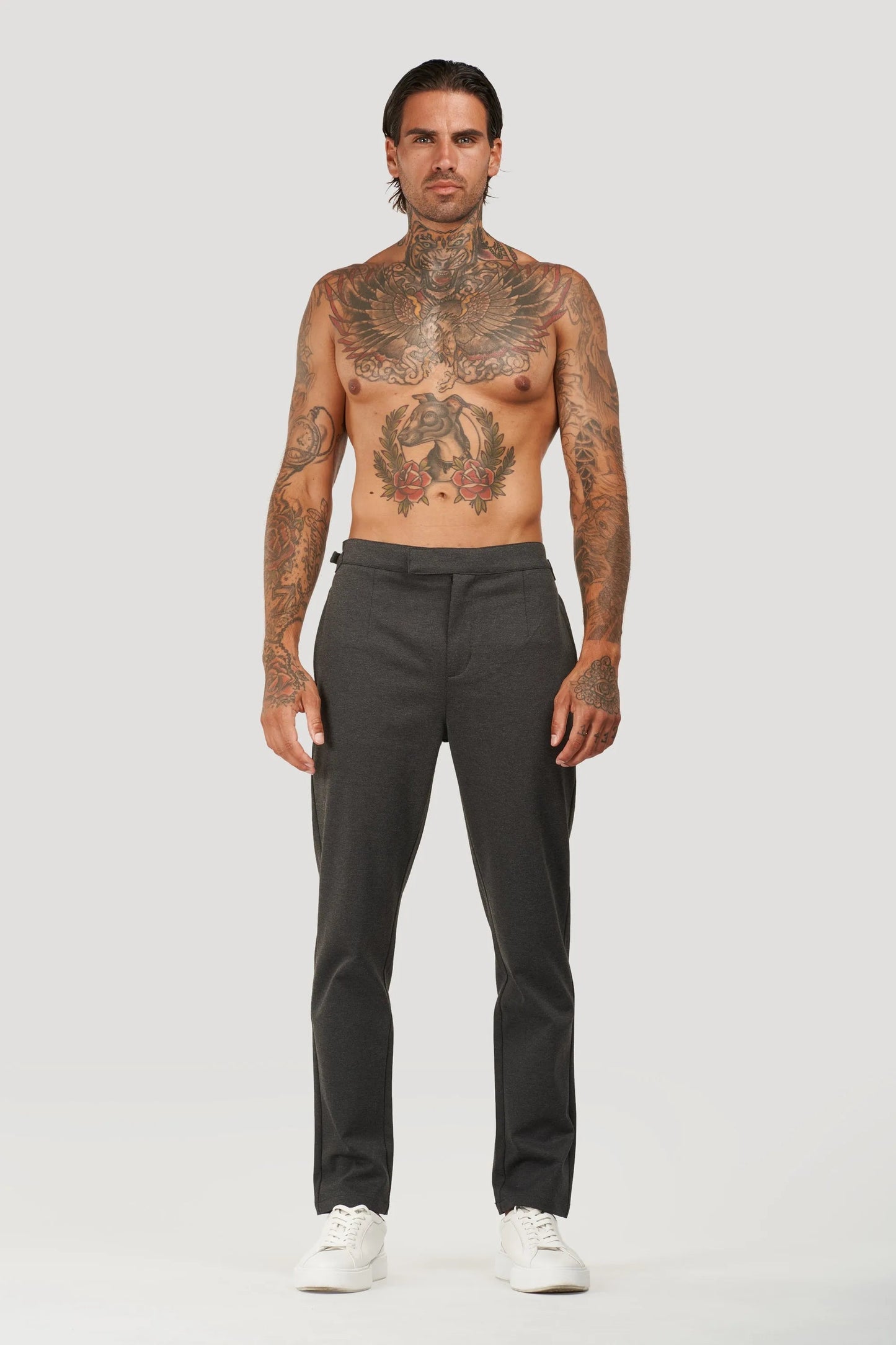 THE AURELIO TROUSERS - Dark Grey