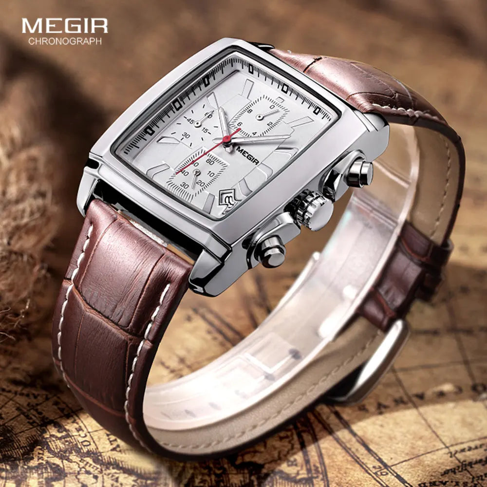 Megir Square Chrono